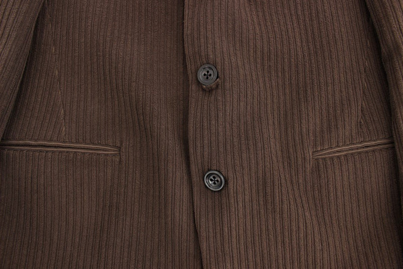 Brown manchester stretch blazer