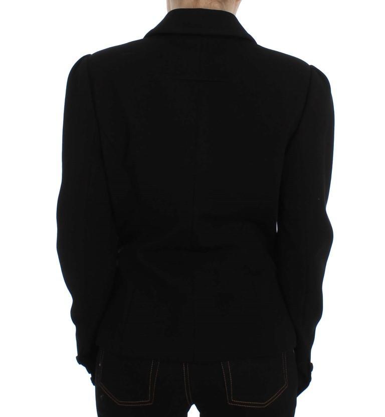 Black Stretch Blazer Jacket