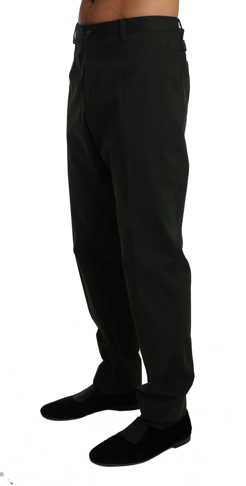 Gray Cotton Dress Formal Trousers