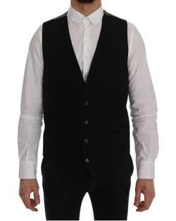 Black STAFF Cotton Rayon Vest