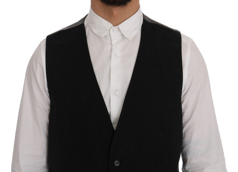 Black STAFF Cotton Rayon Vest