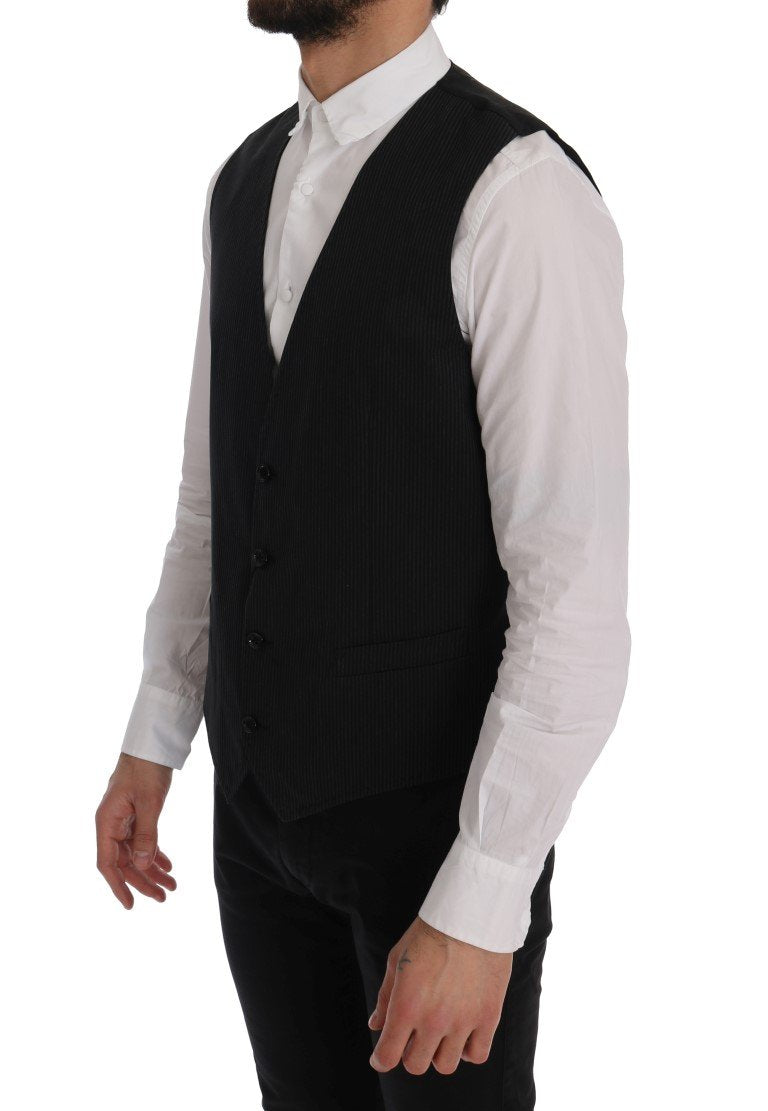 Black STAFF Cotton Rayon Vest