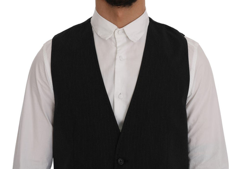 Black STAFF Cotton Rayon Vest