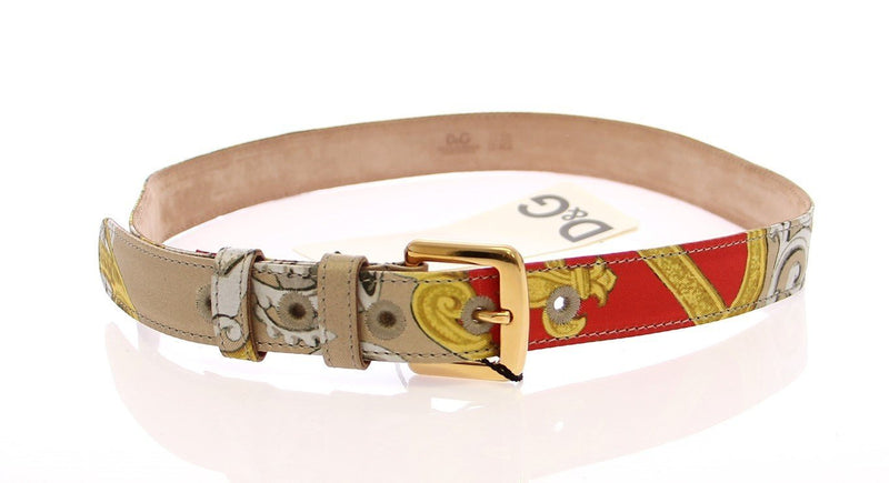 Multicolor Silk Logo Belt