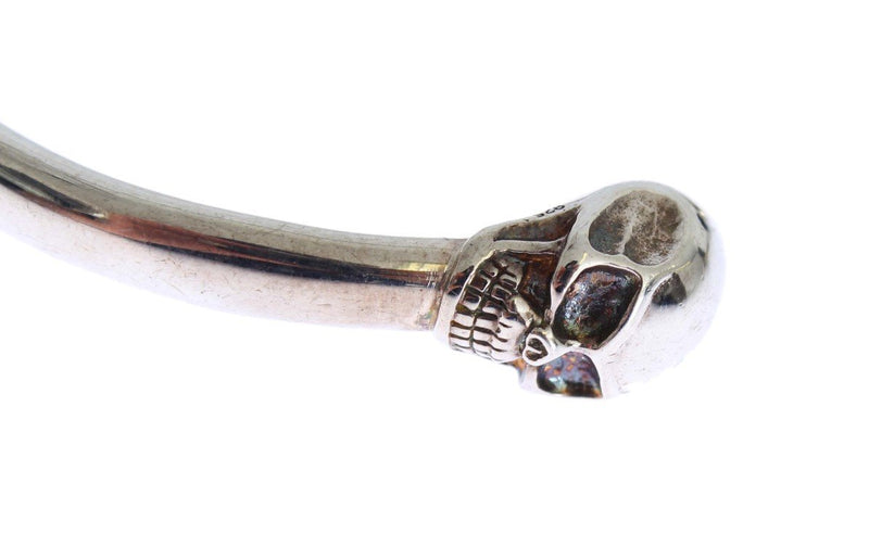 Skull 925 Silver Bangle Bracelet