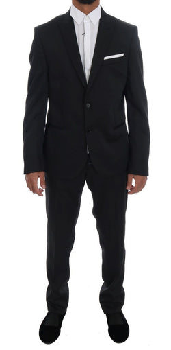 Black Two Button Slim Fit Suit