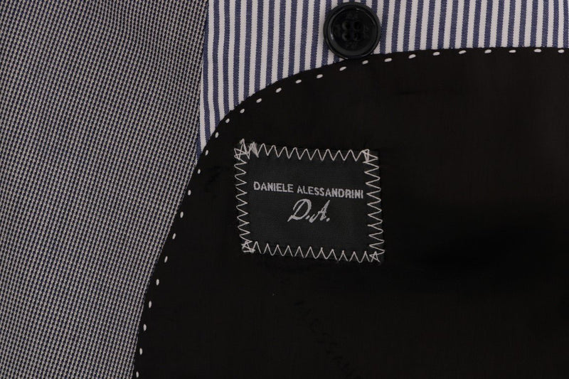 Gray Two Button Slim Fit Suit