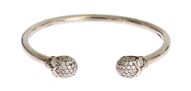 Skull 925 Silver Bangle Bracelet