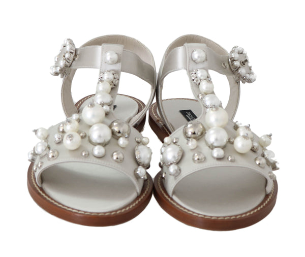 Silk Crystal Flats  sandals