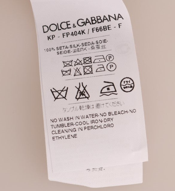 Banana Print Silk Polo T-Shirt