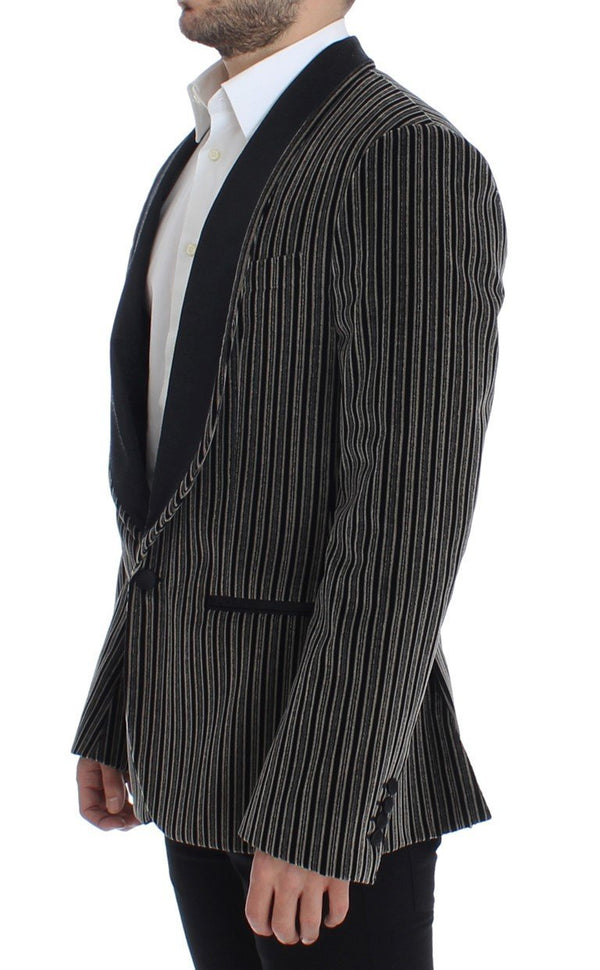 Gray striped SICILIA blazer