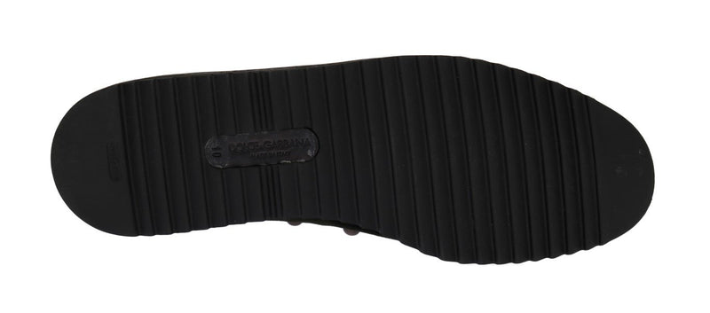 Green Velvet Royal Bee Ricamo Loafers