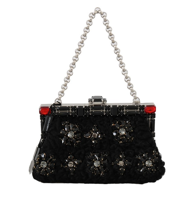 Black Crystal Bag VANDA Clutch Bag