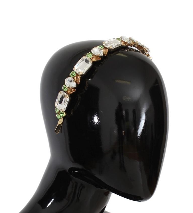 Gold Tiara Brass Crystal Sicily GEMME Headband