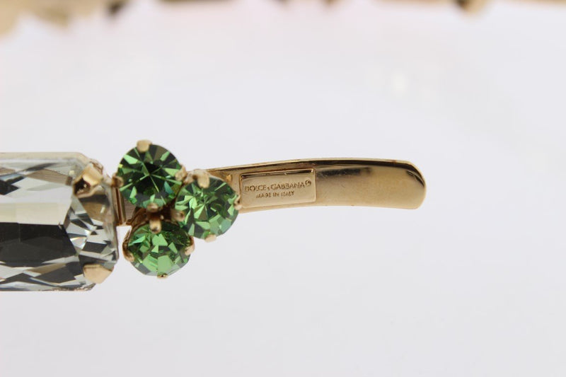 Gold Tiara Brass Crystal Sicily GEMME Headband