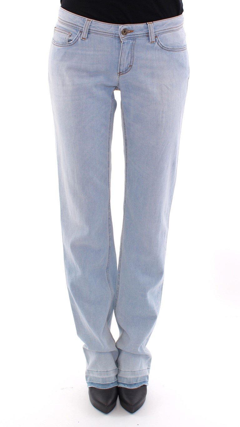 Blue CUTE Cotton Regular Fit Jeans Pants