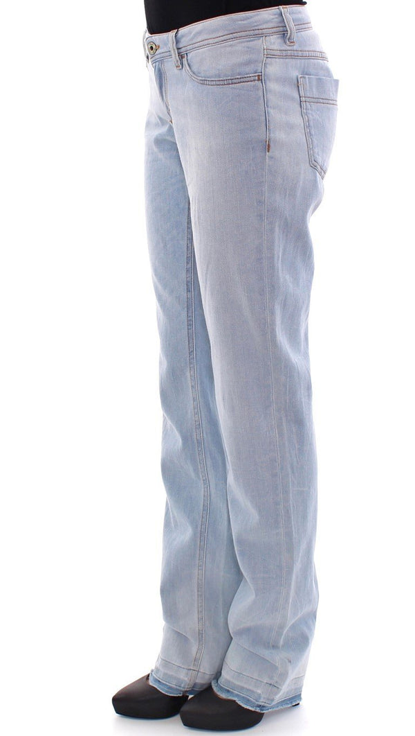 Blue CUTE Cotton Regular Fit Jeans Pants