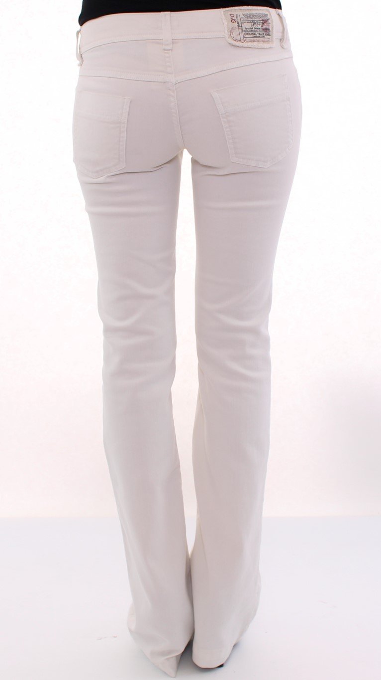 White COOL Cotton Regular Fit Jeans Pants