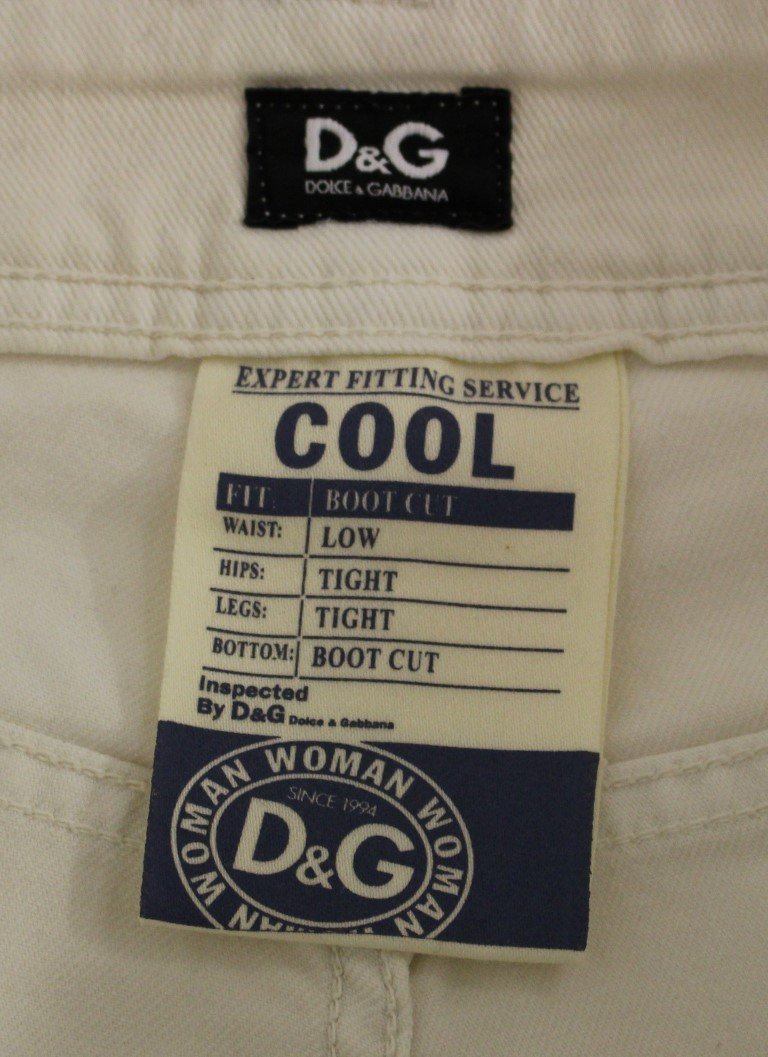 White COOL Cotton Regular Fit Jeans Pants