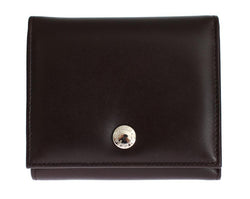 Brown Leather Trifold Wallet