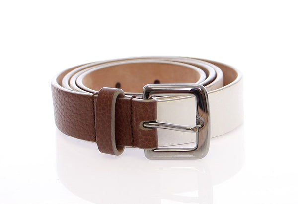 Multicolor Leather Logo Belt