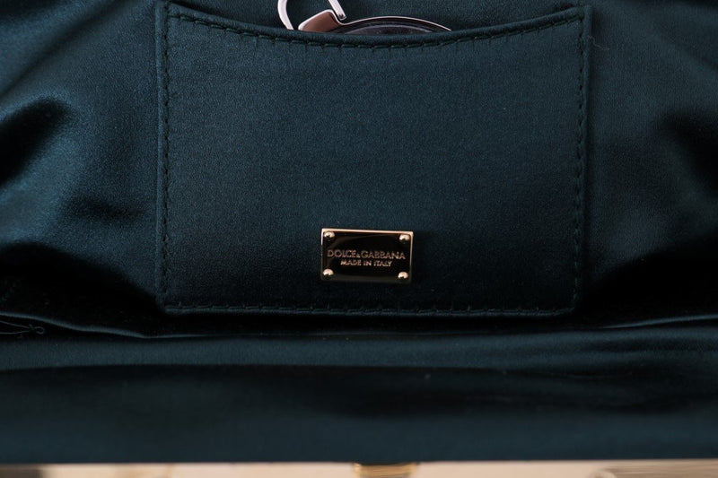 Black Crystal VANDA Sequined Clutch Bag