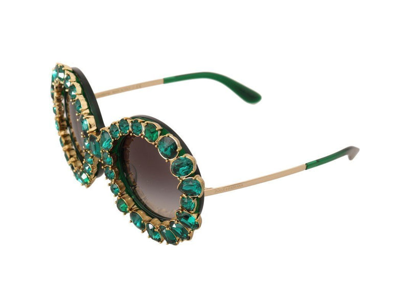 Green Swarovski Crystals Limited Edition Sunglasses