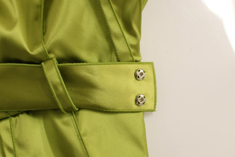 Green stretch sheath dress