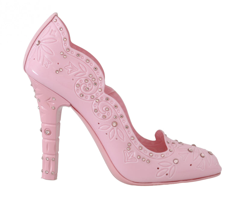 CINDERELLA Pink Crystal Heels