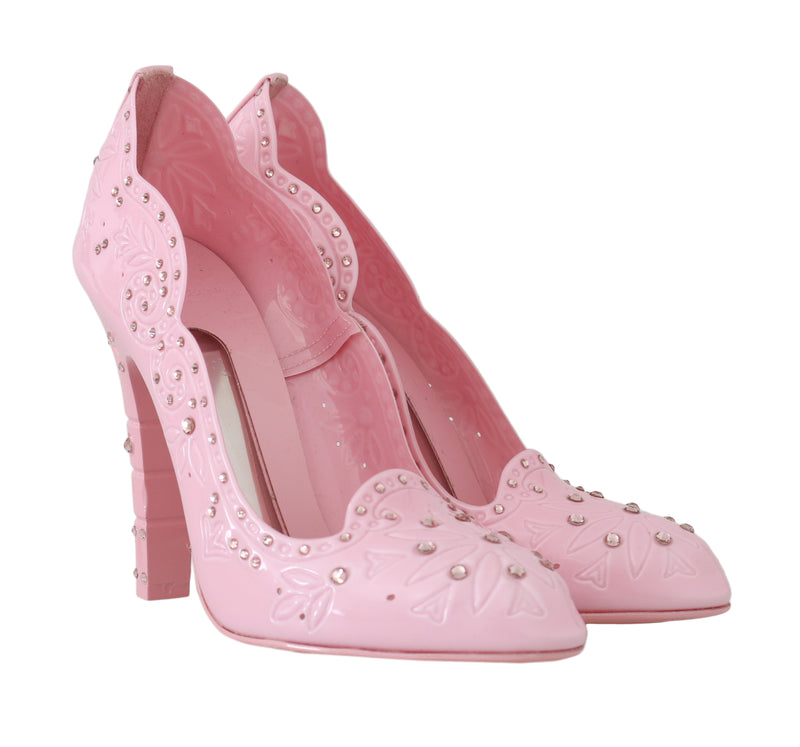 CINDERELLA Pink Crystal Heels