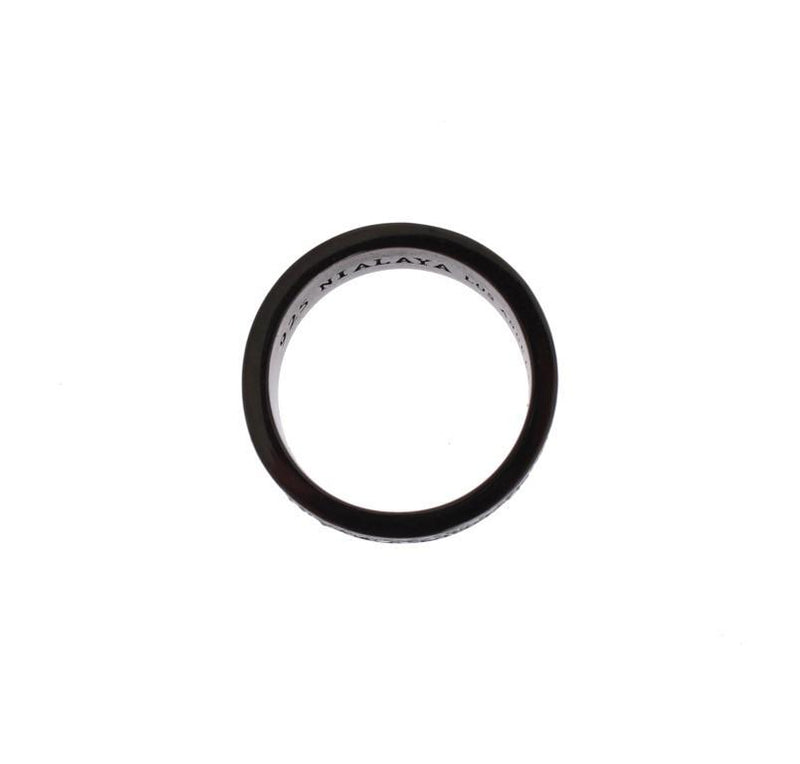 Black 925 Sterling Silver Ring