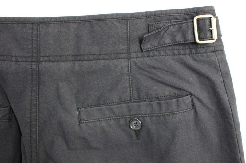 Blue Regular Fit Cotton Casual Pants
