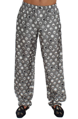 Silver SILK Pajama Lounge Pants