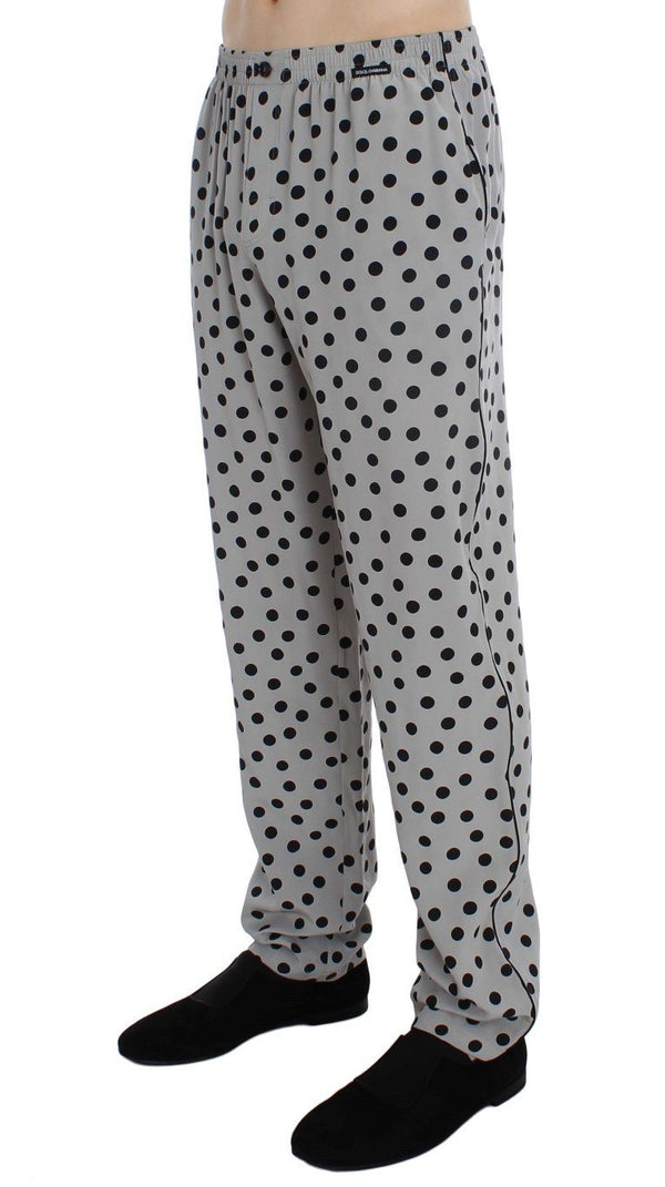 Silver SILK Pajama Lounge Pants