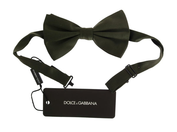 Green Silk Bow Tie