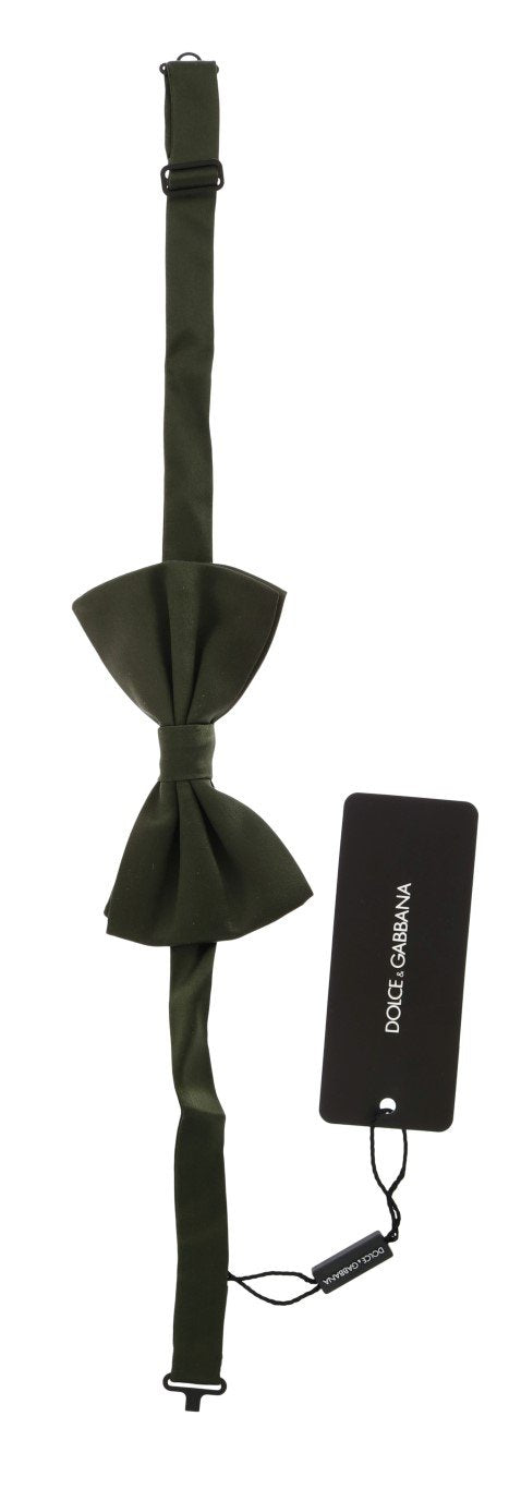 Green Silk Bow Tie