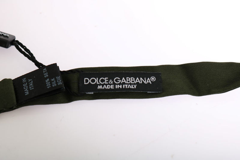 Green Silk Bow Tie