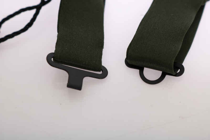 Green Silk Bow Tie