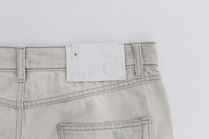 White Wash Cotton Regular Fit Jeans