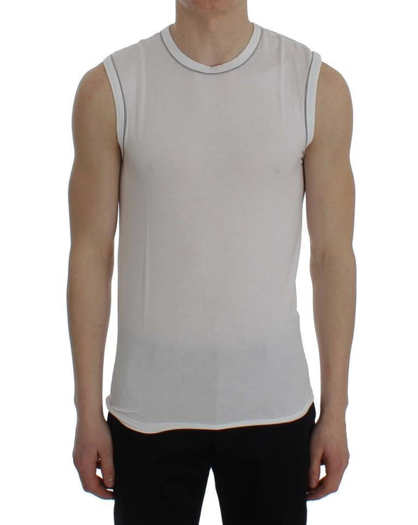 White Modal Stretch Underwear T-shirt