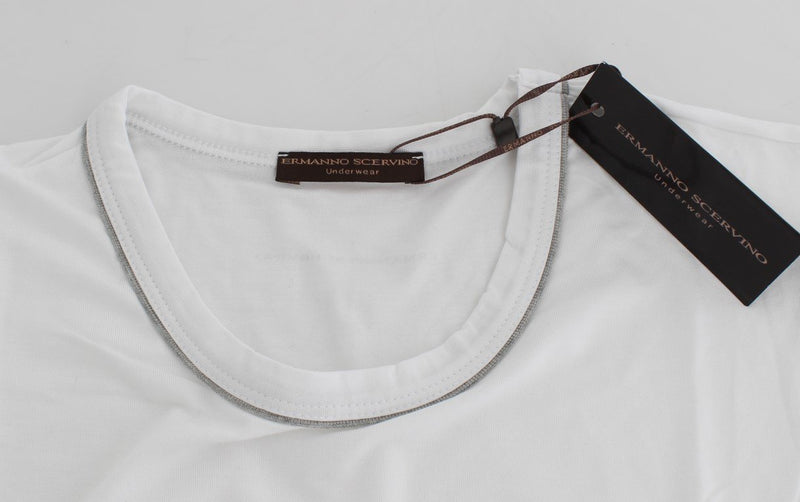 White Modal Stretch Underwear T-shirt