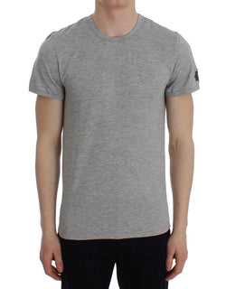 Gray Modal Stretch Crew-neck Underwear T-shirt