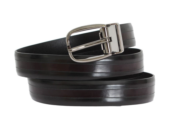 Black Sangria Leather Belt