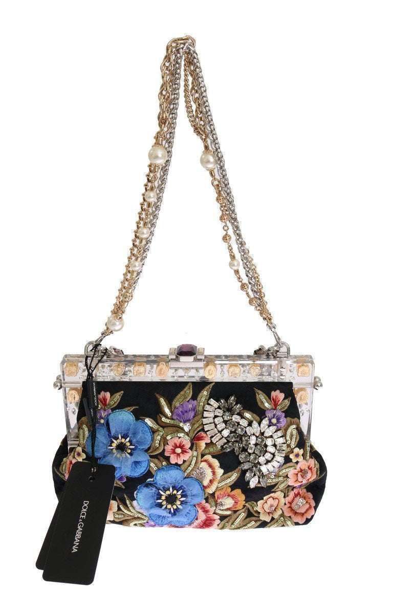 Multicolor VANDA Floral Crystal Snakeskin Bag Designer Handbag for Women