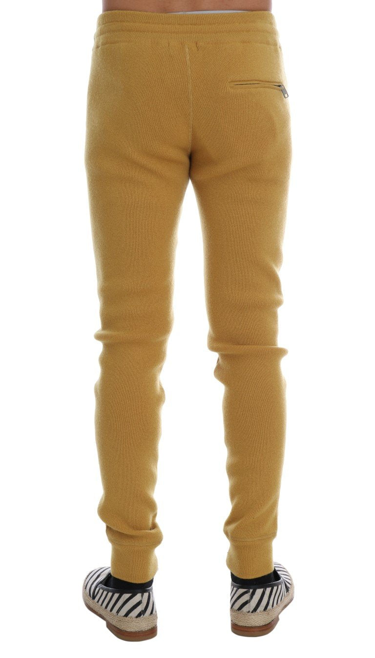 Yellow Cashmere Training Pants