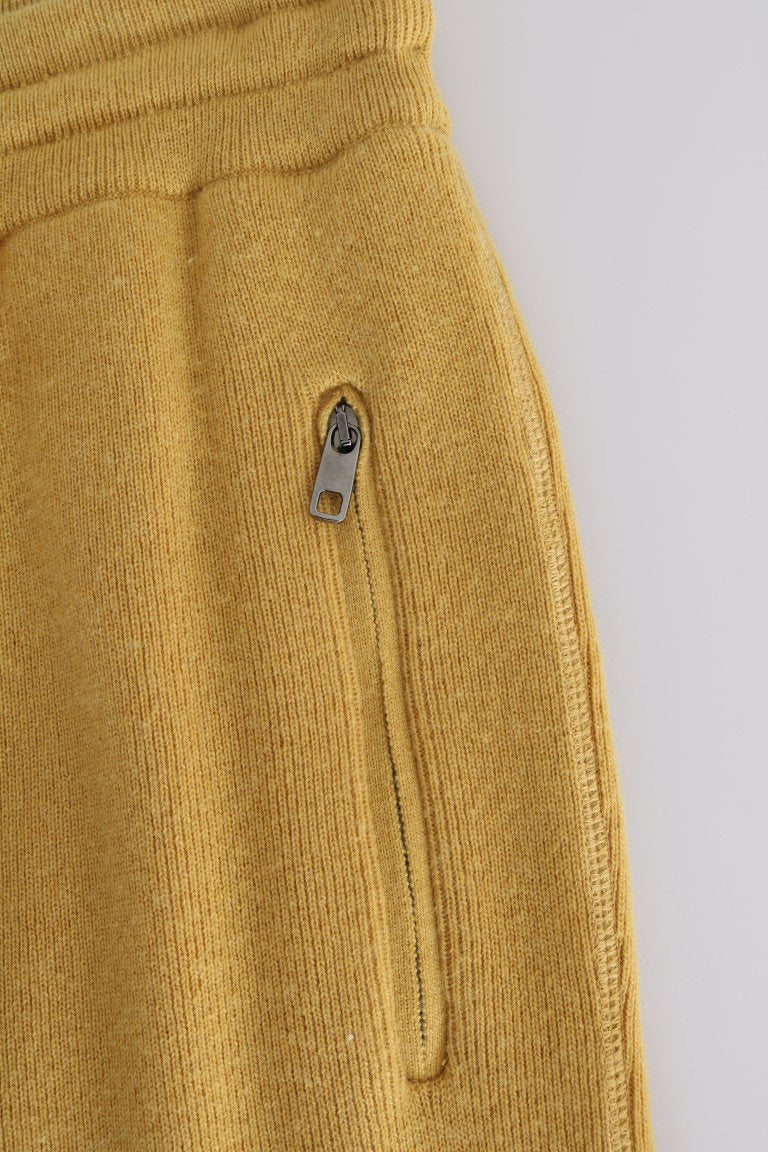 Yellow Cashmere Training Pants