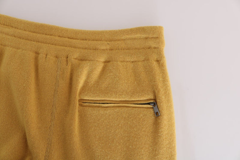 Yellow Cashmere Training Pants