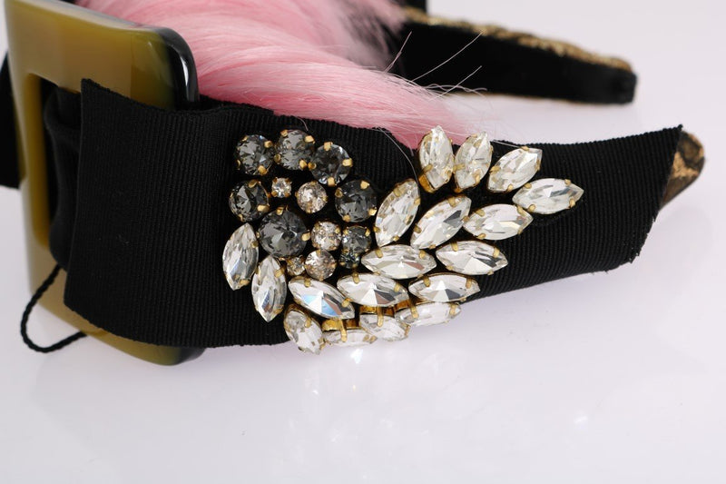 Pink Hair Sicily Crystal Headband