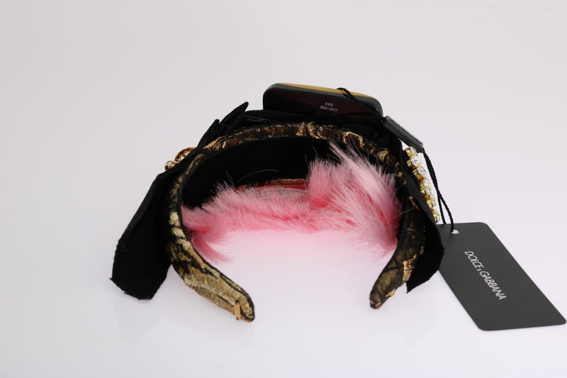 Pink Hair Sicily Crystal Headband