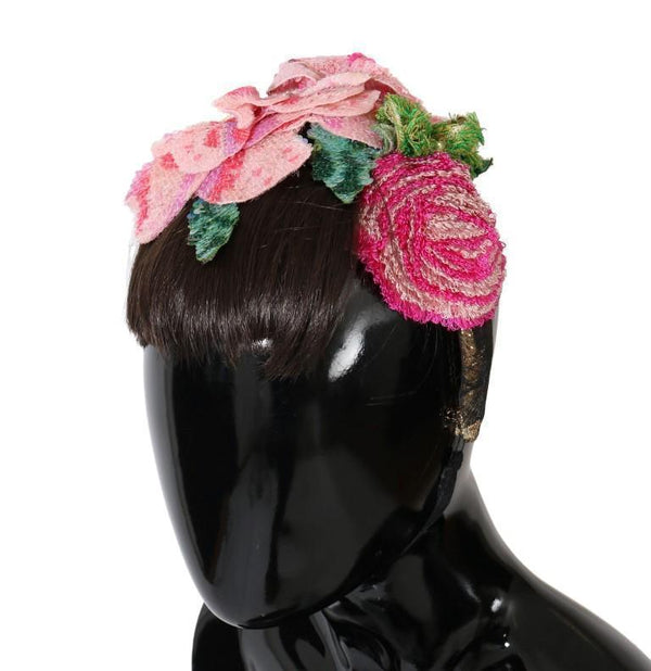 Pink Hair Sicily Floral Headband